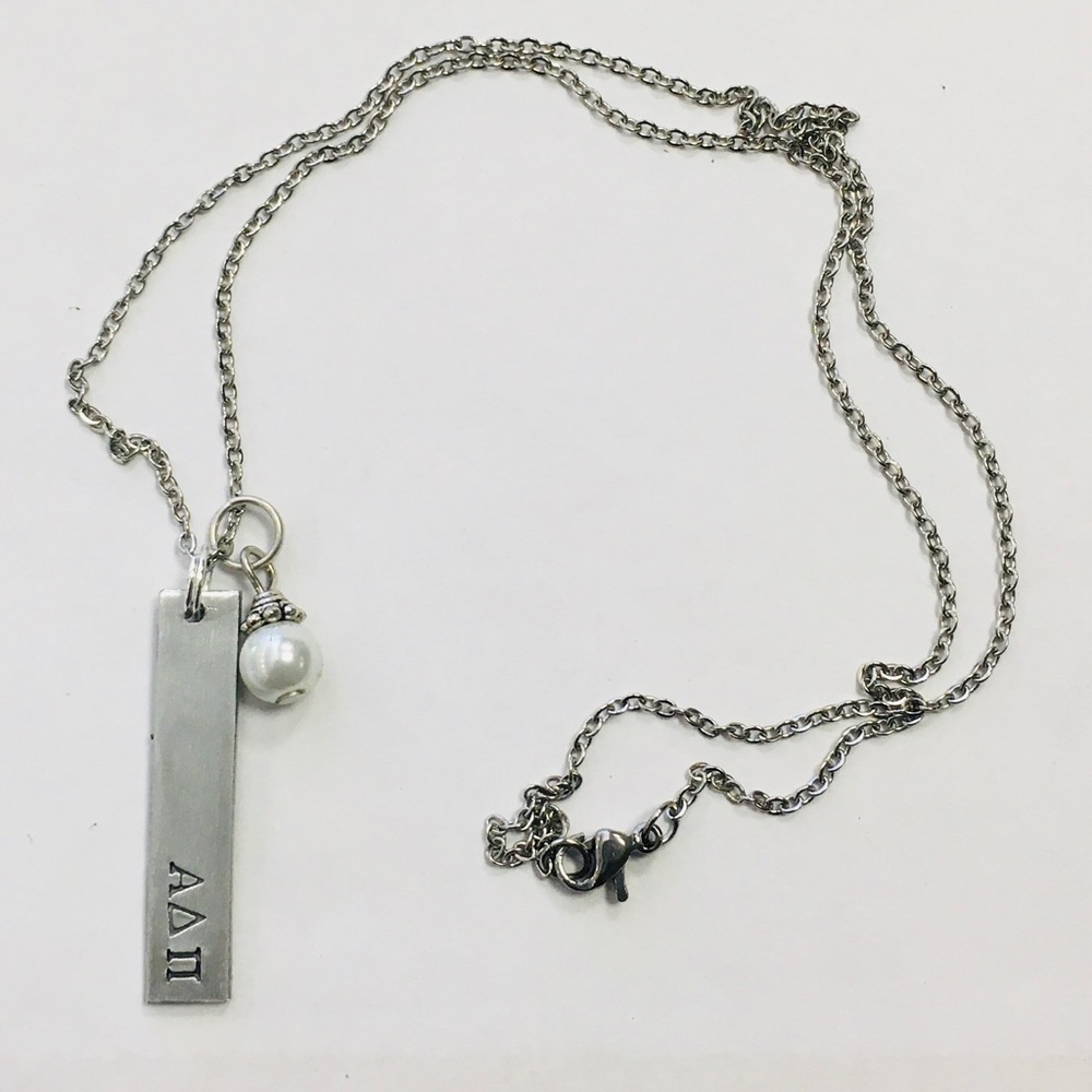 New Alpha Delta Pi Bar Necklace - Picture 3 of 3